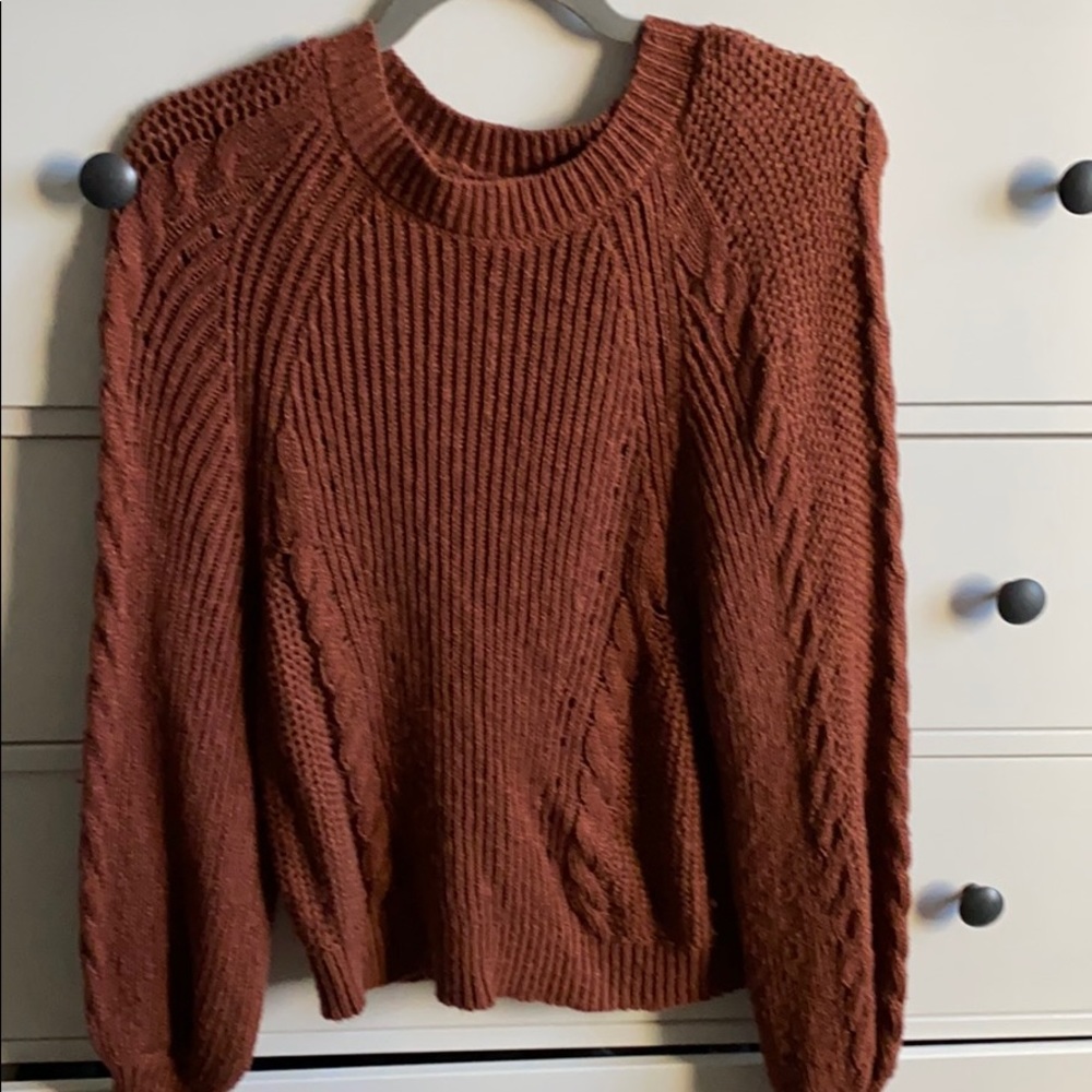 American eagle cable sweater